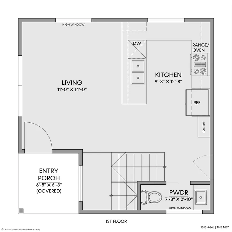 The Ney — Floorplan — 1st floor
