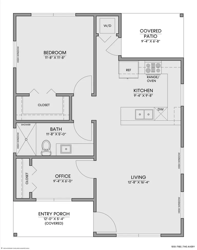 The Avery — Floorplan — 1st floor