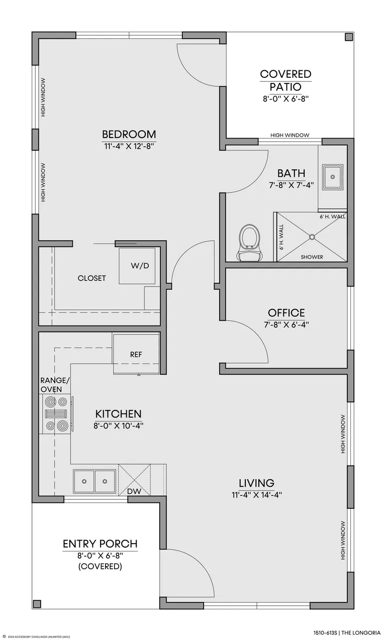 The Longoria — Floorplan — 1st floor