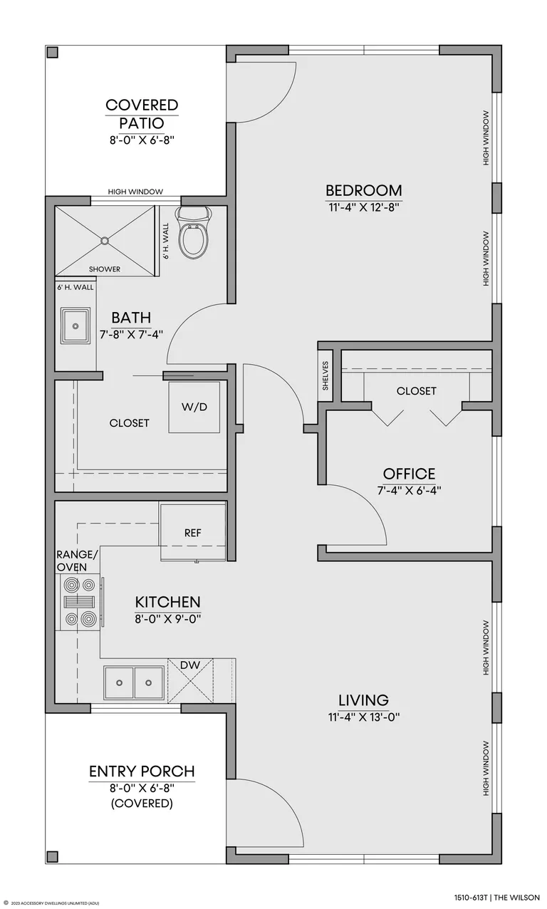 The Wilson — Floorplan — 1st floor