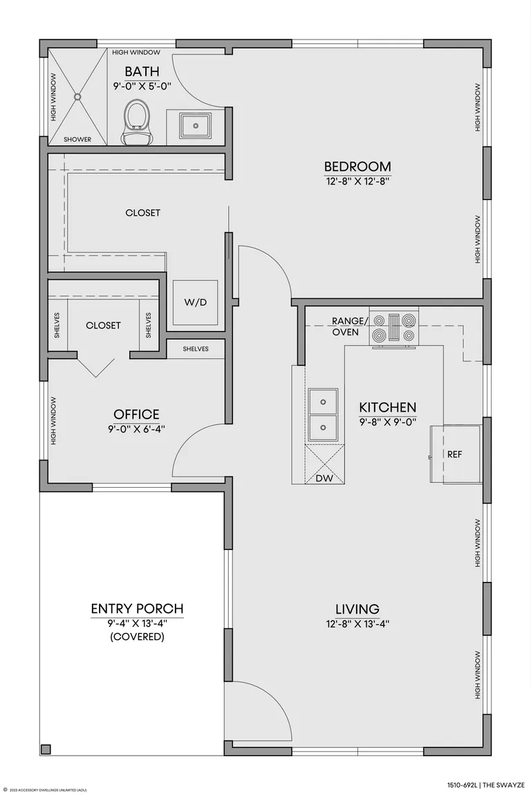 The Swayze — Floorplan — 1st floor
