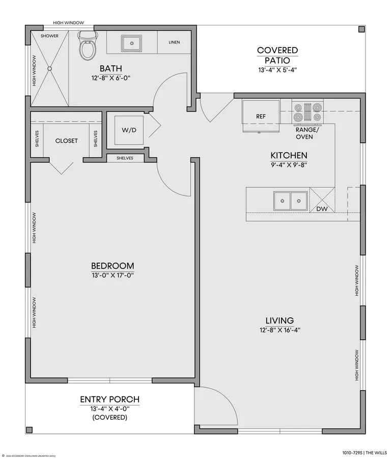 The Wills — Floorplan — 1st floor