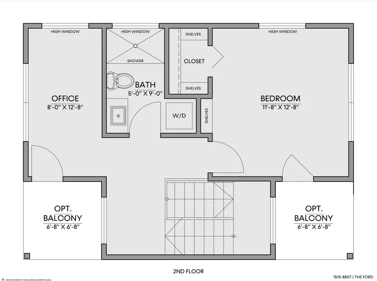 The Ford — Floorplan — 2nd floor